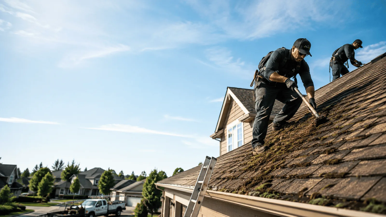 Roof Moss Removal in Spencer, MA near me